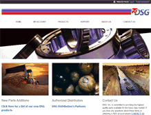 Tablet Screenshot of dsg-parts.com